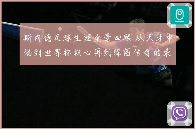 斯内德足球生涯全景回顾 从天才中场到世界杯核心再到绿茵传奇的荣耀征程：最新赛事动态与深度分析